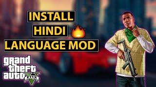 HOW TO INSTALL HINDI LANGUAGE MOD IN GTA 5 | GTA 5 Mods 2024