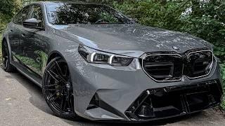 NEW 2025 BMW M5 POV Drive on the Autobahn! 727 HP V8 HEAVY BEAST!