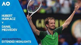 Hubert Hurkacz v Daniil Medvedev Extended Highlights | Australian Open 2024 Quarterfinal