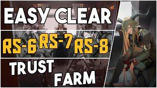 RS-6 + RS-7 + RS-8 | Trust Farm Easy Strategy |【Arknights】