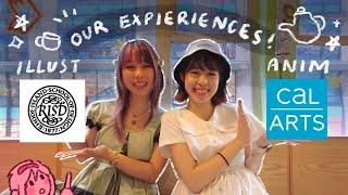 (tea time!) Calarts animation and RISD illustration — sharing our experiences! 