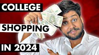  College Shopping 2024 , all you need to know before going to college  College Essentials #jee