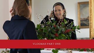 Vlogmass - Baubles with Trinny London & starting to decorate the house