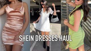 SHEIN DRESSES HAUL 2021 || Affordable Dresses from Shein + Discount Code! Spring Love Lights Up Home