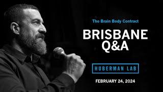 LIVE EVENT Q&A: Dr. Andrew Huberman at the Brisbane Convention & Exhibition Centre