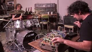 An Oolluu - Ben Crook and a modular synthesizer