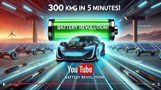 ProLogium's New Battery: A Revolution in the World of EVs! #electricvehicles #fastcharging #battery