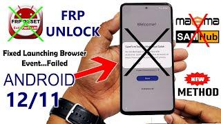 All Samsung ANDROID 12 & 11  Frp Unlock/Bypass Google Account Lock (New Method 2022)