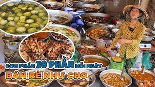 Quán cơm phần 22k mà đầy ấp đồ ăn gần 30 món ăn tự chọn mỗi ngày ở Long Xuyên | Ăn Ngon TV