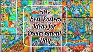 Environment Day Poster Ideas to win competition / 50 plus unique Drawing ideas