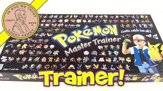 How To Play The Game Poke'mon Master Trainer #41215, 1999 Milton Bradley - Gotta Catch 'Em All!