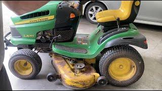 LA165 John Deere Lawn Tractor restoration, fixing, flip and sell.