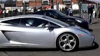 Hoodedreeper driving a Lambo at Donny Show 2008