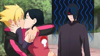 Boruto and Sarada Kiss | Lovestories Of Naruto Anime