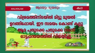 ആമയും മുയലും - Kidsmate UKG Term 2 Malayalam