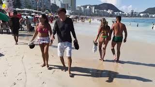 MUST SEE 【4K】 2025 | Let`s go for  Beach Walking Tour | Rio de Janeiro, Brazil