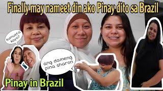 FINALLY NAKA MEET DIN NG PINAY DITO SA BRAZIL+ANG DAME KONG NA SHARON-PINAY IN BRAZIL