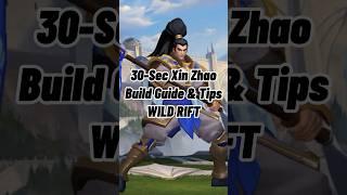 Quick Xin Zhao Build Guide and Tips | League Of Legends: Wild Rift