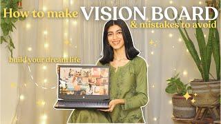 Vision Board 2025: Step-by-Step Guide + Common Mistakes to Avoid  ️ Radhika Jagtap