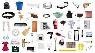 English Vocabulary - 100 HOUSEHOLD ITEMS