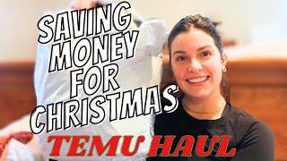 SAVING MONEY FOR CHRISTMAS | WHAT I GOT MY KIDS FOR CHRISTMAS | SAVING $$ ON LOW INCOME | TEMU HAUL