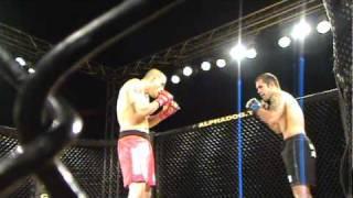 D.R.E. Custom Fight Gear  Felipe Portela winning the Gladiator Challenge belt Oct 2010