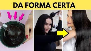 COMO FAZER BANHO DE BRILHO COM TINTA EM CASA (... da Forma Correta) Cabelo Brilhoso, Sedoso e Macio