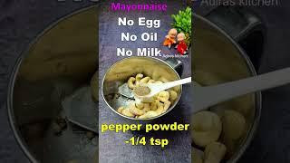 Vegan mayonnaise recipe #shorts #viral