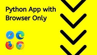 Build a Python Data App with the Web Browser Only