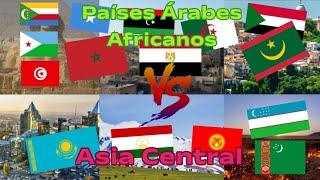 Países Árabes Africanos Vs Asia Central (Serie completa) | Countryballs Santii - #Edits #Humor