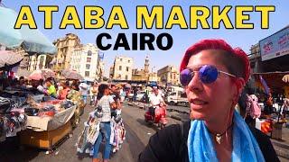 Explore Cairo's Largest Market | Ataba 4K Walking Tour | Egypt Vlog #101 | سوق العتبه في القاهره