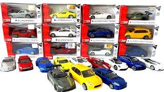 Unboxing 12 Diecast Model Cars | Welly Cars | 1/43 Scale | 4K | Jan and Toys