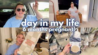 6 months pregnant! + try on haul and homegoods run | vlog