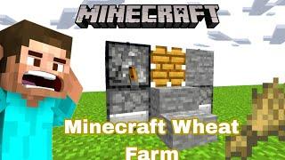 Auto Wheat Farm in Minecraft Bedrock and Java 1.21