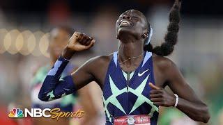 Athing Mu DESTROYS 800m field, sets Trials record, punches Tokyo ticket | NBC Sports