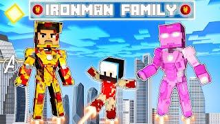Adopted By IRONMAN FAMILY In Minecraft (Hindi)