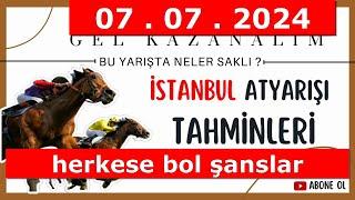 07 Temmuz 2024 Pazar İstanbul At Yarışı Tahminleri At Yarışı Yorumlar-youtube-tjk-canlı bahis-canlı