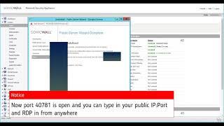 How to setup port forward on a Dell SonicWALL Firewall | The easy way