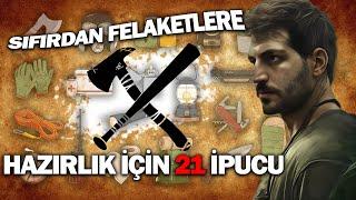 Sıfırdan Felaketlere Hazırlık İçin 21 İpucu