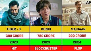Dunki vs Tiger - 3 vs Maidaan movie budget and collection | Maidaan movie collection