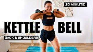 20 Min Full Body KETTLEBELL Workout at Home | Zulayla