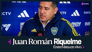 EN VIVO: Juan Román Riquelme habla en TNT Sports desde Boca Predio