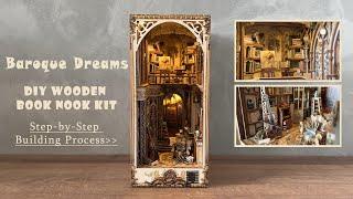  Baroque Dreams Book Nook Kit Building Process || Step by Step || Relaxing Video || DIY Crafts