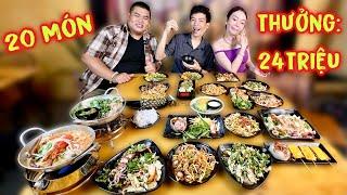 Chấn Động Vũng Tàu Hoàng Tốc Độ Thử Thách Ăn 20 Món Tại Xuka Quán Thắng Nhận Thưởng 24 Triệu Đồng