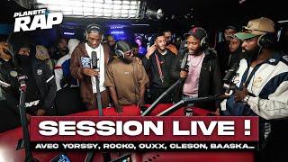 SESSION FREESTYLE avec Yorssy, Dizy, Rocko, Ouxx, Cleson, Tozarr, Aguib, SMG... #PlanèteRap