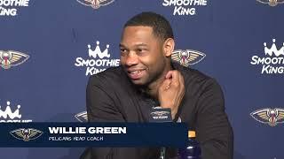 Willie Green recaps win over Golden State | Warriors-Pelicans Postgame Interview 4/12/2024