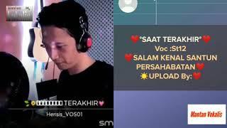 ST 12 - Saat Terakhir (video karaoke duet bareng lirik tanpa vokal) smule cover by Herisis