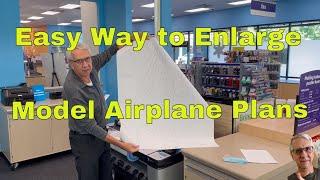 Easy Way to Enlarge Model Airplane Plans