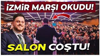 Hüseyin Baş İzmir Marşı okudu! Salon coştu! "Mustafa Kemal'in askerleriyiz!"