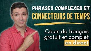 Grammaire française B1 - Les connecteurs temporels DÈS QUE, AVANT QUE, APRÈS QUE, JUSQU'A CE QUE...